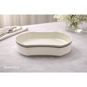 Mikasa A5-166 SOLITUDE Serving Vegetable Bowl Bone China Narumi Japan MINT MCM